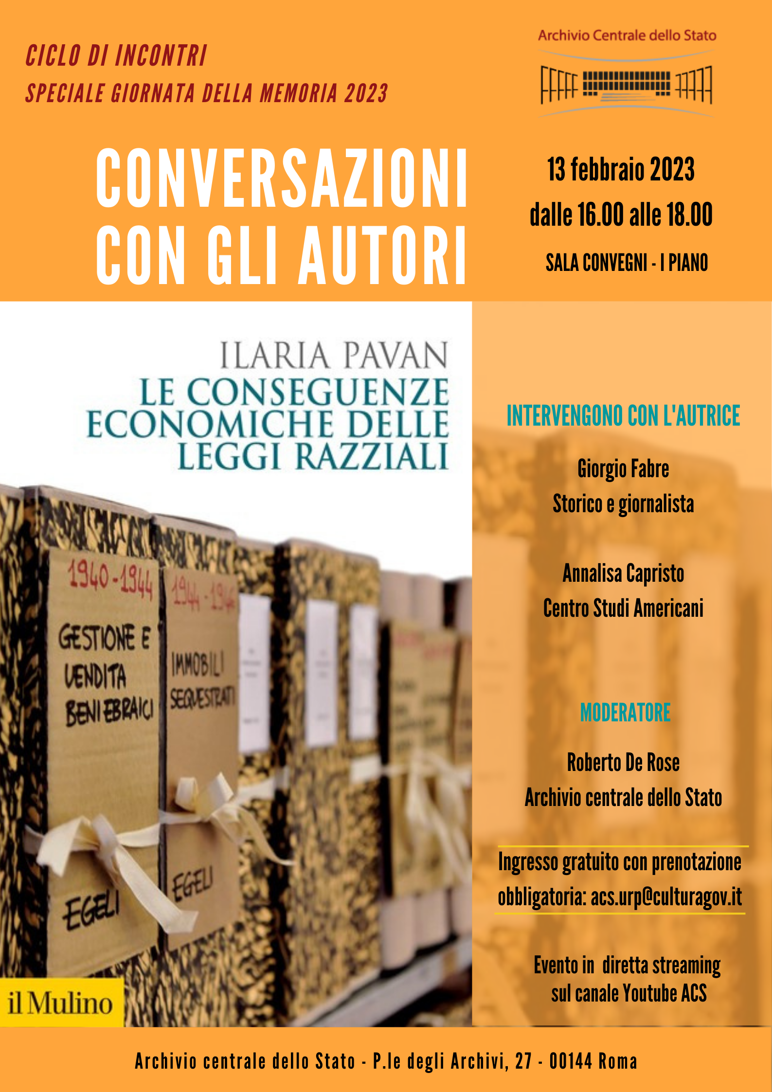 Conversazioni con gli autori: Ilaria Pavan - Le conseguenze economiche delle leggi razziali